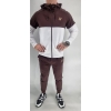 Dres męski Siksilk brązowo-biały