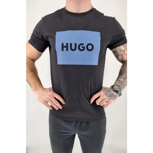 Tshirt męski HUGO granatowy