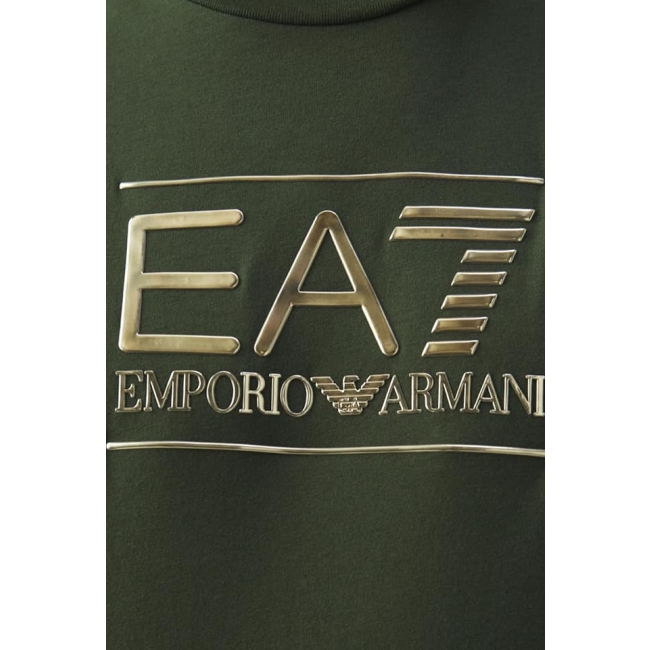 Tshirt męski EA7 Emporio Armani khaki